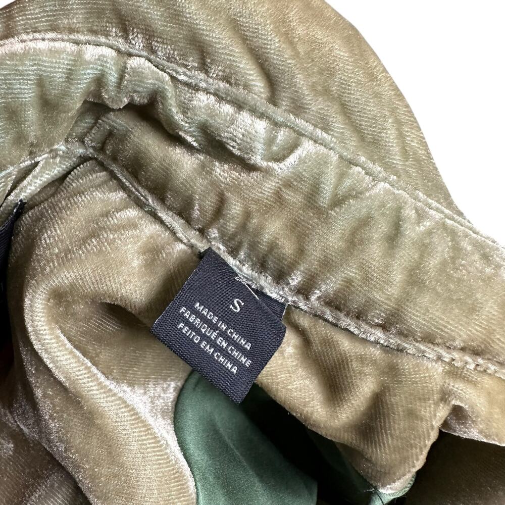 SCOTCH & SODA Very Very Velvet Green Belted Trench Coat Jacket Women's Size S - Picture 8 of 10